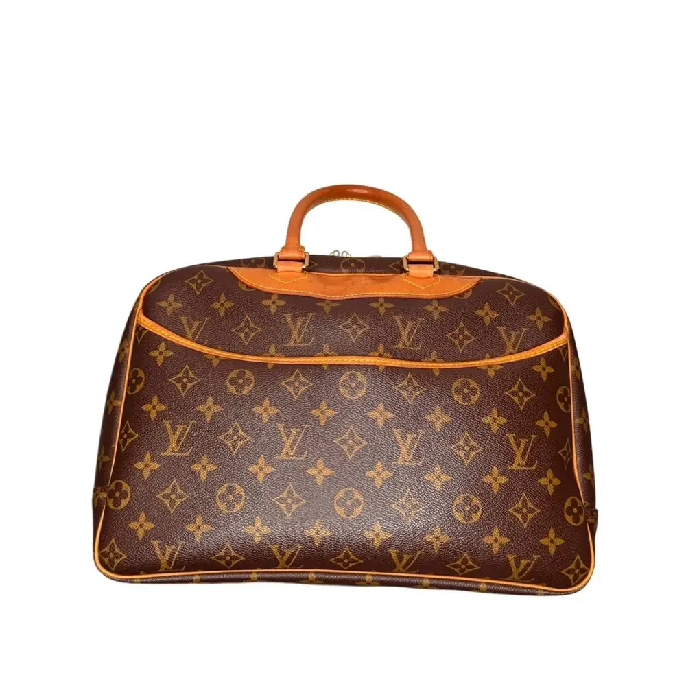 Louis Vuitton Deauville M47270 Monogram Bag + Lock+ Key #323